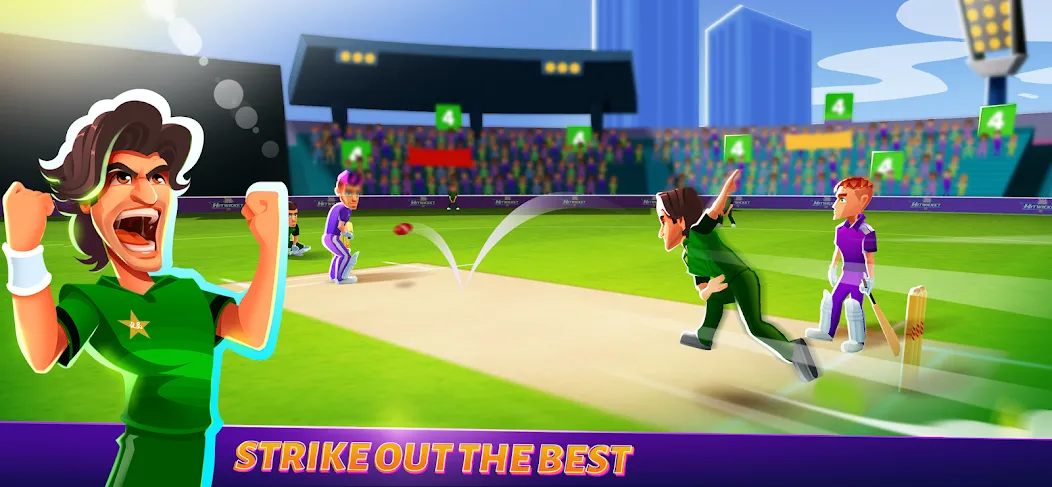 Скачать взломанную Hitwicket An Epic Cricket Game (Хитвикет)  [МОД Все открыто] — полная версия apk на Андроид screen 3