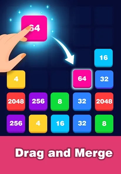 Взломанная 2248 Number block puzzle 2048 (Две тысячи двести сорок восемь)  [МОД Много денег] — последняя версия apk на Андроид screen 4