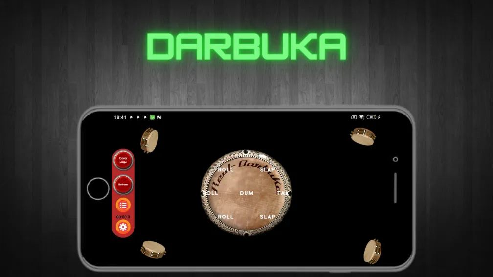 Скачать взлом Darbuka Instrument (Дарбука Музыка Виртуал)  [МОД Все открыто] — стабильная версия apk на Андроид screen 1