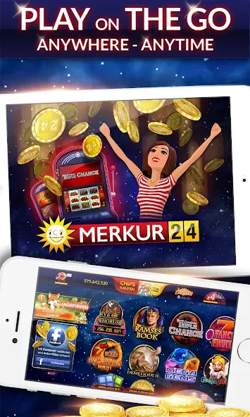 Скачать взломанную Merkur24 – Slots & Casino (Меркур24 Казино)  [МОД Все открыто] — полная версия apk на Андроид screen 4