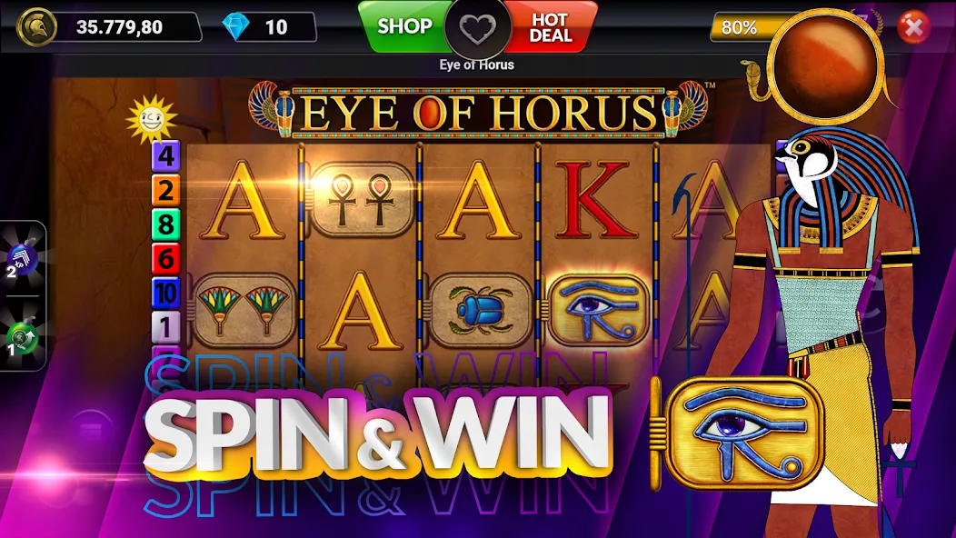 Взломанная SpinArena Online Casino Slots (СпинАрена Онлайн Казино Слоты)  [МОД Mega Pack] — последняя версия apk на Андроид screen 2