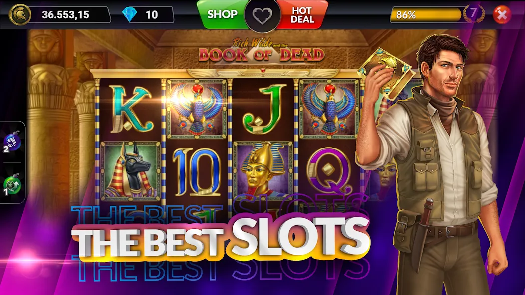 Взломанная SpinArena Online Casino Slots (СпинАрена Онлайн Казино Слоты)  [МОД Mega Pack] — последняя версия apk на Андроид screen 3