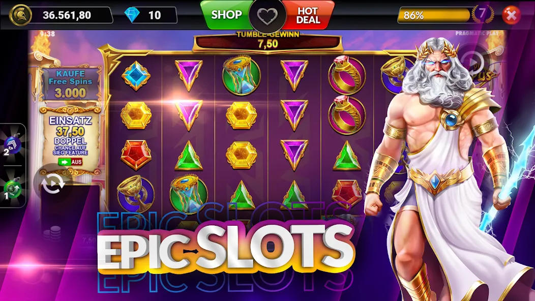 Взломанная SpinArena Online Casino Slots (СпинАрена Онлайн Казино Слоты)  [МОД Mega Pack] — последняя версия apk на Андроид screen 5