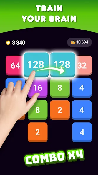 Взломанная 2048: Puzzle Game! Merge Block (Две тысячи сорок восемь)  [МОД Много монет] — полная версия apk на Андроид screen 5