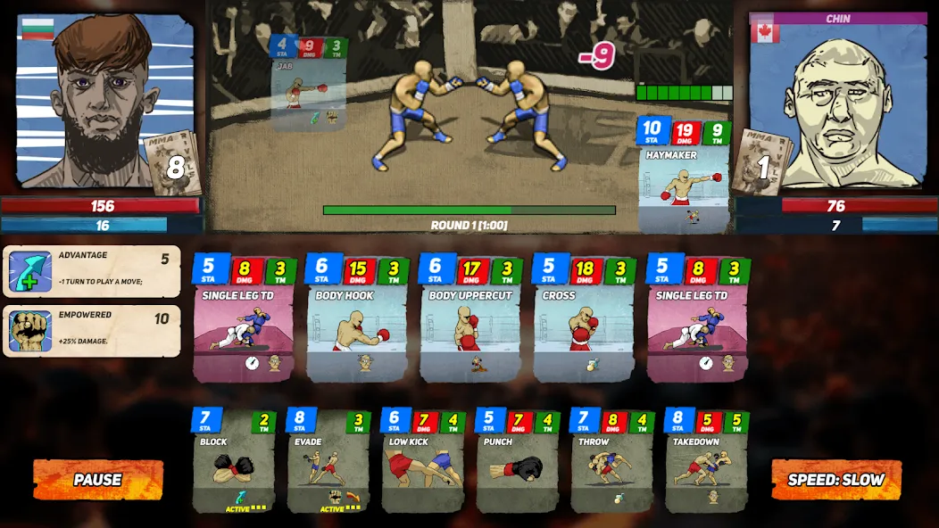 Взлом MMA Rivals (ММА Соперники)  [МОД Бесконечные монеты] — последняя версия apk на Андроид screen 2