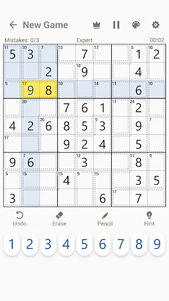 Взлом Killer Sudoku — Sudoku Puzzles  [МОД Много монет] — полная версия apk на Андроид screen 1