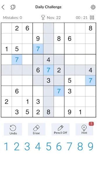 Скачать взлом Sudoku — Classic Sudoku Puzzle  [МОД Menu] — полная версия apk на Андроид screen 1