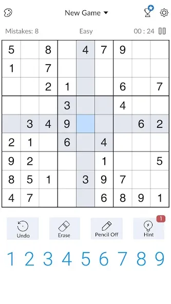 Скачать взлом Sudoku — Classic Sudoku Puzzle  [МОД Menu] — полная версия apk на Андроид screen 2