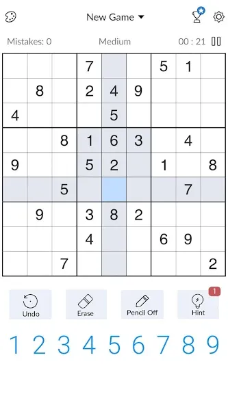 Скачать взлом Sudoku — Classic Sudoku Puzzle  [МОД Menu] — полная версия apk на Андроид screen 3