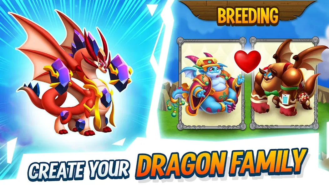 Скачать взломанную Dragon City: Mobile Adventure  [МОД Unlimited Money] — последняя версия apk на Андроид screen 1