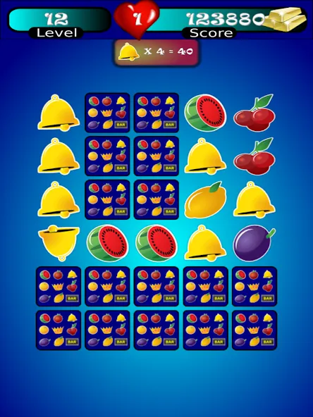 Скачать взломанную Slot Machine Fruit Memory A (Слотмашина Фруктовая Память А)  [МОД Бесконечные монеты] — полная версия apk на Андроид screen 5