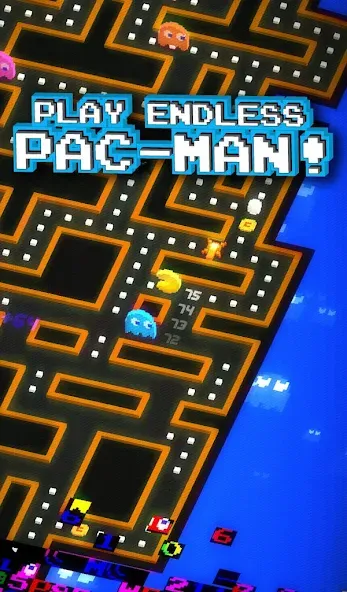 Взлом PAC-MAN 256 — Endless Maze (ПАК)  [МОД Бесконечные деньги] — последняя версия apk на Андроид screen 1