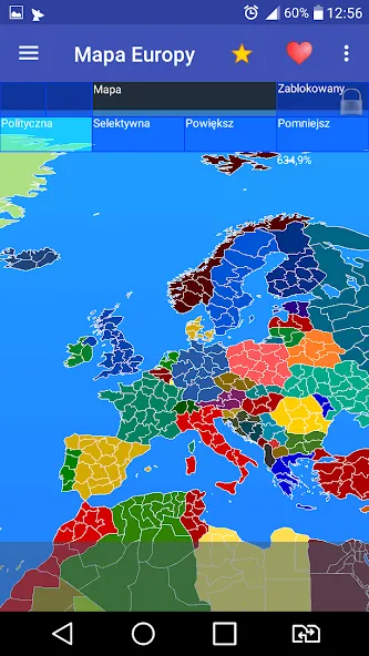 Взломанная Europe map  [МОД Меню] — полная версия apk на Андроид screen 2