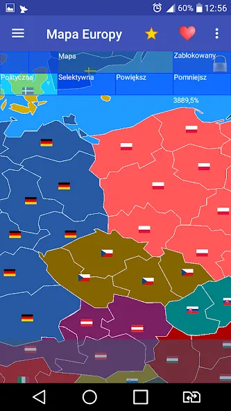 Взломанная Europe map  [МОД Меню] — полная версия apk на Андроид screen 3