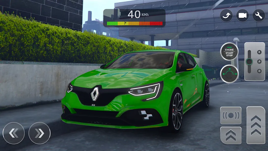 Скачать взлом Renault Megane RS Simulator (Рено Меган  Симулятор)  [МОД Много монет] — полная версия apk на Андроид screen 2