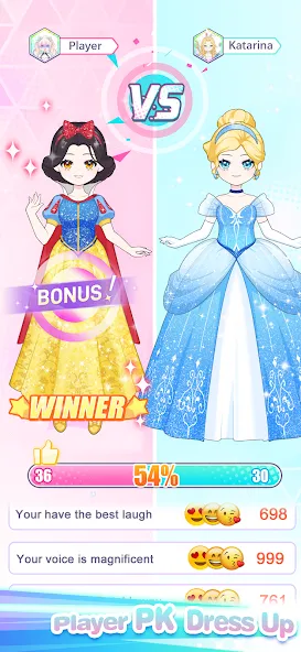 Скачать взлом Dress Up! Shining Anime Star  [МОД Unlimited Money] — последняя версия apk на Андроид screen 5