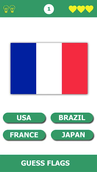 Скачать взломанную Flag Quiz Gallery: Quiz, Guess (Флаг квиз галерея)  [МОД Menu] — последняя версия apk на Андроид screen 4