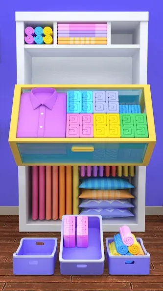 Скачать взломанную Fill the Closet: Organize Game (Фил зе Клозет)  [МОД Бесконечные деньги] — полная версия apk на Андроид screen 3