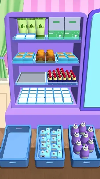 Взлом Fill Up Fridge：Organizing Game  [МОД Бесконечные монеты] — полная версия apk на Андроид screen 2