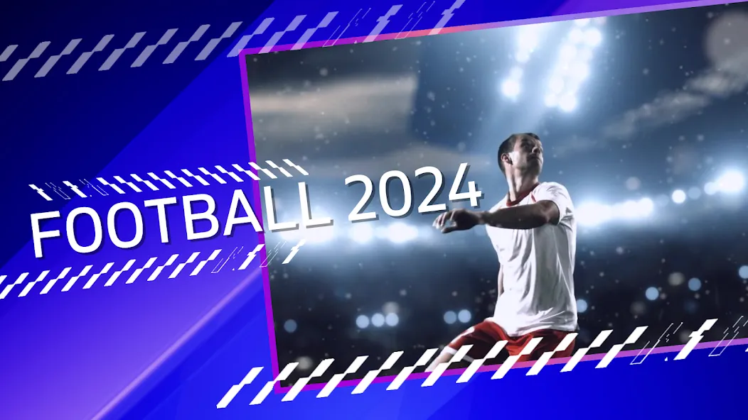 Взломанная Football 24 (Футбол 23)  [МОД Все открыто] — полная версия apk на Андроид screen 1