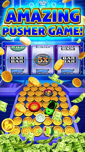 Скачать взлом Cash Carnival Coin Pusher Game (Кэш Карнавал Монетный Толкатель Игра)  [МОД Много монет] — полная версия apk на Андроид screen 4