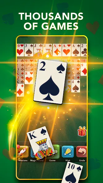 Взлом FreeCell Classic Card Game (ФриСел Классическая карточная игра)  [МОД Бесконечные деньги] — стабильная версия apk на Андроид screen 5