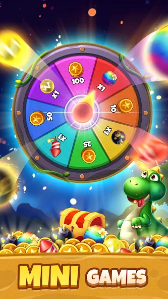 Взлом Bubble Shooter Primitive Eggs (Бабл Шутер Примитивные Яйца)  [МОД Бесконечные монеты] — полная версия apk на Андроид screen 1