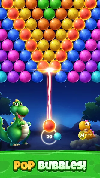 Взлом Bubble Shooter Primitive Eggs (Бабл Шутер Примитивные Яйца)  [МОД Бесконечные монеты] — полная версия apk на Андроид screen 2