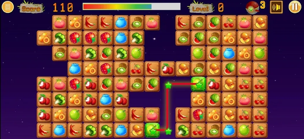 Скачать взломанную Link fruits — fruit match pair  [МОД Много денег] — последняя версия apk на Андроид screen 4