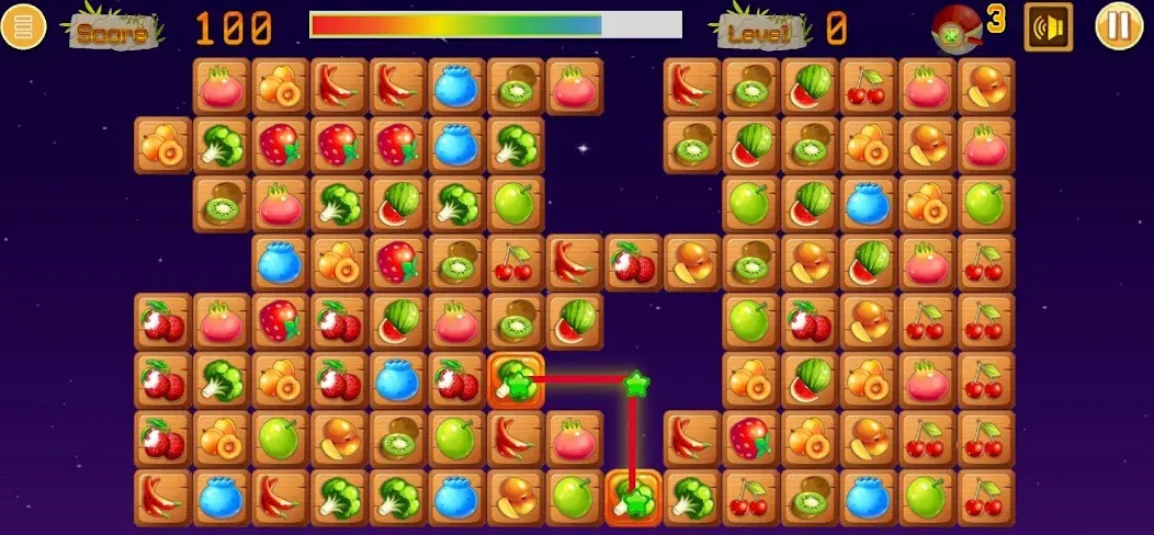 Скачать взломанную Link fruits — fruit match pair  [МОД Много денег] — последняя версия apk на Андроид screen 5