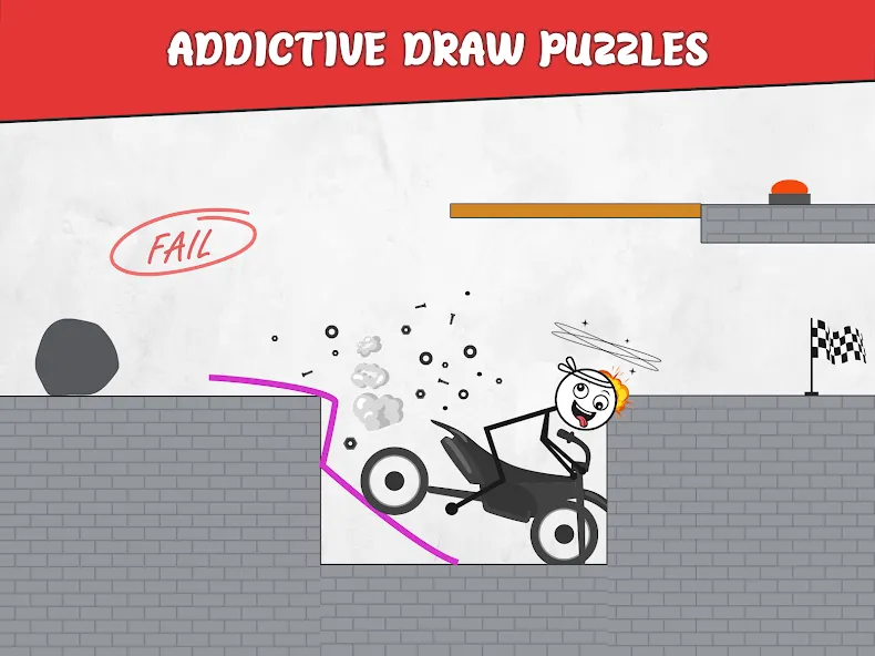 Скачать взломанную Draw Bridge: Puzzle Games (Дроу Бридж)  [МОД Много монет] — последняя версия apk на Андроид screen 3