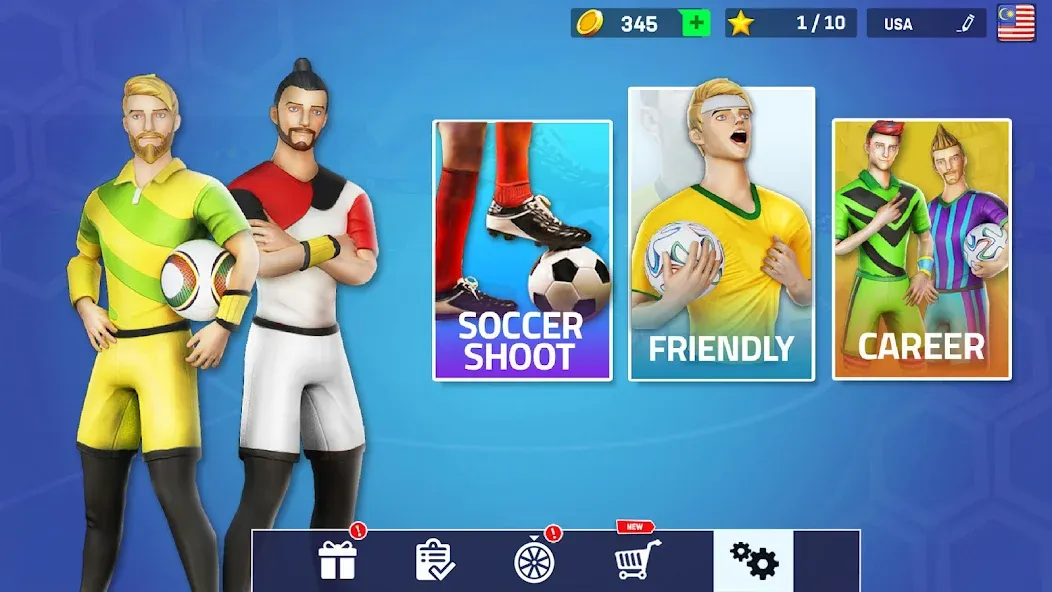 Взлом Indoor Futsal: Football Games (Индор Футзал)  [МОД Все открыто] — полная версия apk на Андроид screen 3