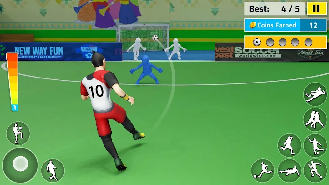 Взлом Indoor Futsal: Football Games (Индор Футзал)  [МОД Все открыто] — полная версия apk на Андроид screen 4