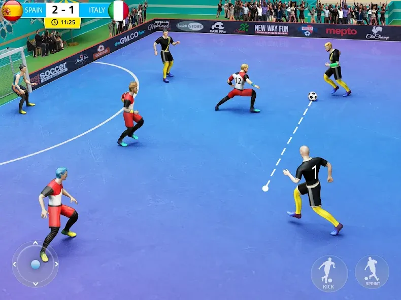 Взлом Indoor Futsal: Football Games (Индор Футзал)  [МОД Все открыто] — полная версия apk на Андроид screen 5