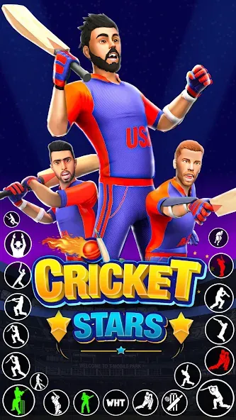 Скачать взломанную Play Cricket Games (Плей Крикет Геймс)  [МОД Mega Pack] — полная версия apk на Андроид screen 4