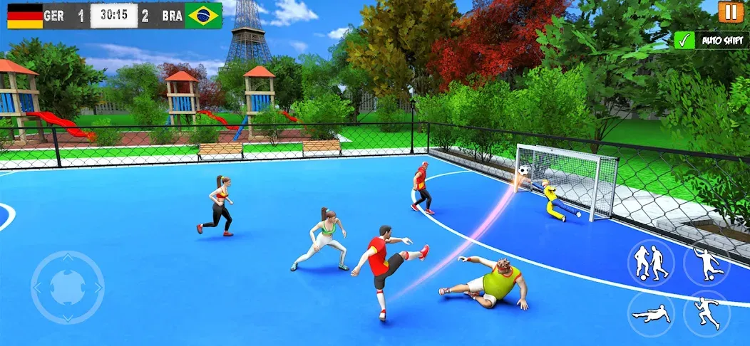 Взломанная Street Football: Futsal Games (Стрит Футбол)  [МОД Menu] — стабильная версия apk на Андроид screen 5