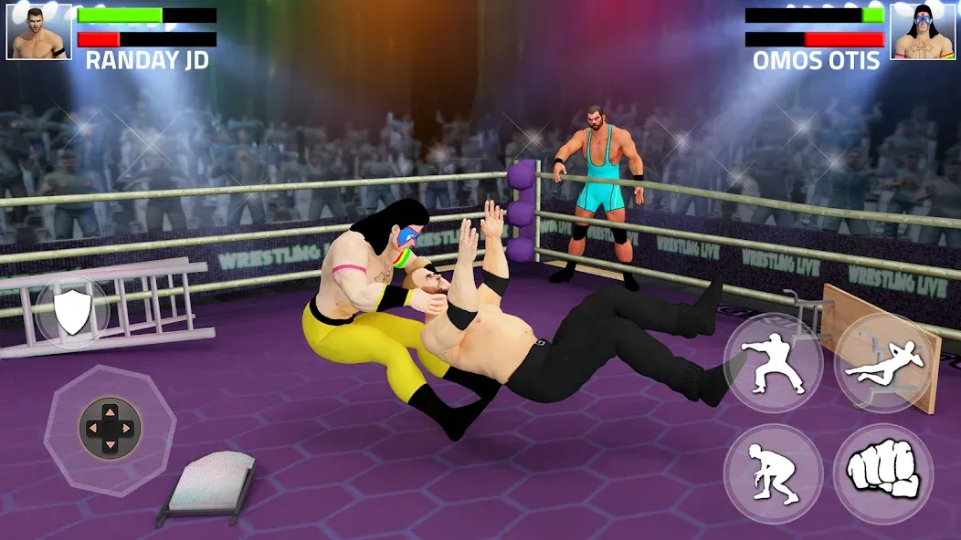 Взломанная Tag Team Wrestling Game (Таг Тим Реслинг Гейм)  [МОД Unlimited Money] — последняя версия apk на Андроид screen 4