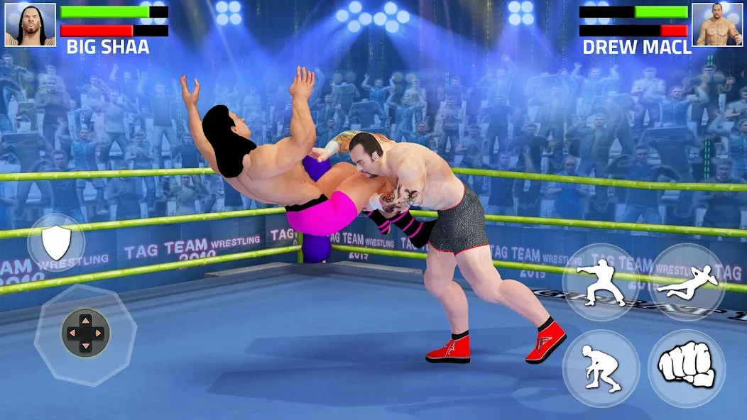 Взломанная Tag Team Wrestling Game (Таг Тим Реслинг Гейм)  [МОД Unlimited Money] — последняя версия apk на Андроид screen 5