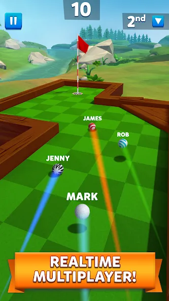 Скачать взломанную Golf Battle (Гольф баттл)  [МОД Unlocked] — стабильная версия apk на Андроид screen 2