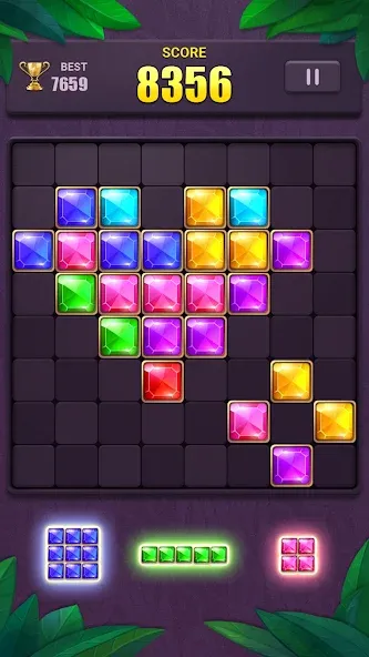 Взломанная Block Puzzle: Jewel Blast Game  [МОД Меню] — полная версия apk на Андроид screen 1