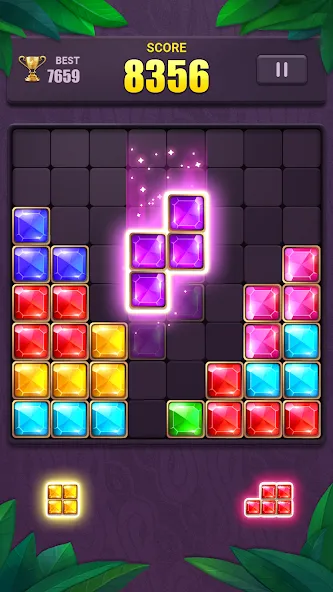 Взломанная Block Puzzle: Jewel Blast Game  [МОД Меню] — полная версия apk на Андроид screen 3