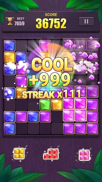 Взломанная Block Puzzle: Jewel Blast Game  [МОД Меню] — полная версия apk на Андроид screen 5