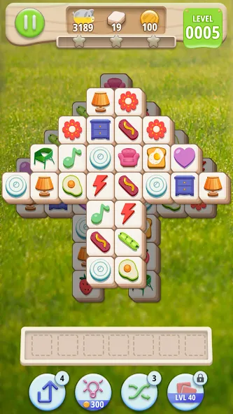 Скачать взломанную Tiledom — Matching Puzzle (Тайледом)  [МОД Unlocked] — стабильная версия apk на Андроид screen 1