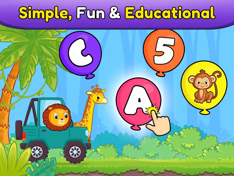 Скачать взлом Balloon Pop Kids Learning Game  [МОД Бесконечные деньги] — стабильная версия apk на Андроид screen 2