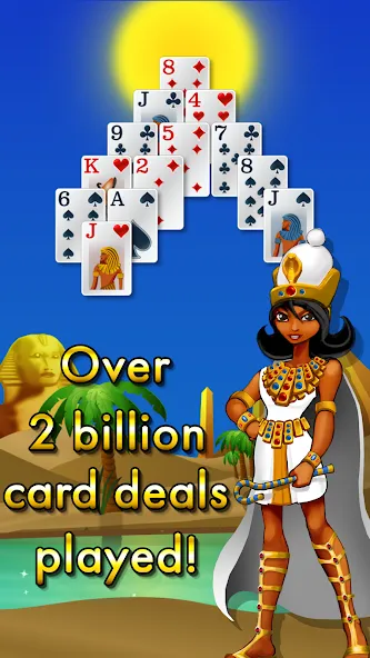 Скачать взлом Pyramid Solitaire — Egypt (Пирамиды пасьянс)  [МОД Бесконечные монеты] — стабильная версия apk на Андроид screen 5