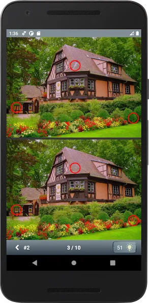 Взломанная Find 10 differences  [МОД Меню] — последняя версия apk на Андроид screen 3