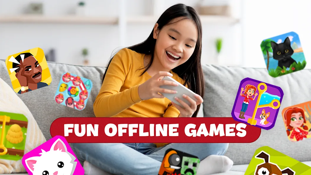 Скачать взломанную Offline Games: don't need wifi  [МОД Много монет] — последняя версия apk на Андроид screen 1