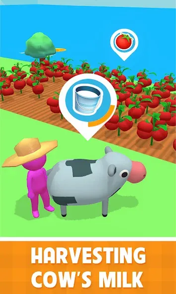 Взломанная Family Farm Land 3D (Фарм Фэмили 3Д)  [МОД Много монет] — последняя версия apk на Андроид screen 2