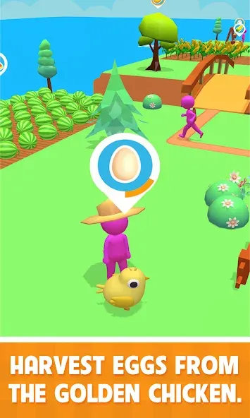 Взломанная Family Farm Land 3D (Фарм Фэмили 3Д)  [МОД Много монет] — последняя версия apk на Андроид screen 3