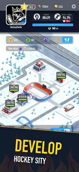 Взлом Hockey Battle 2 (Хоккей Батл 2)  [МОД Бесконечные монеты] — последняя версия apk на Андроид screen 1